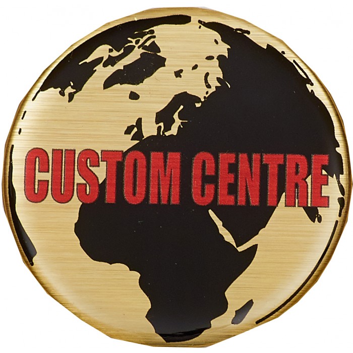 SPARE CUSTOM PRINTED 110MM ROUND DECAL FOR CHAMPIONSHIP BELT CENTRE PLATE